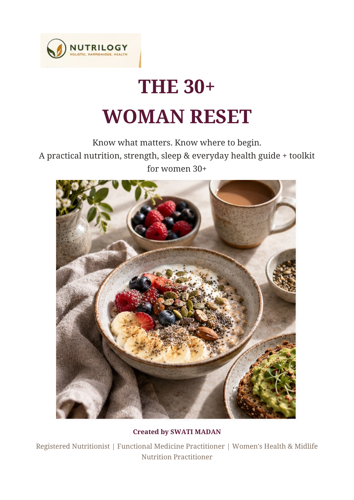 Cover of The 30+ Woman Reset by Swati Madan